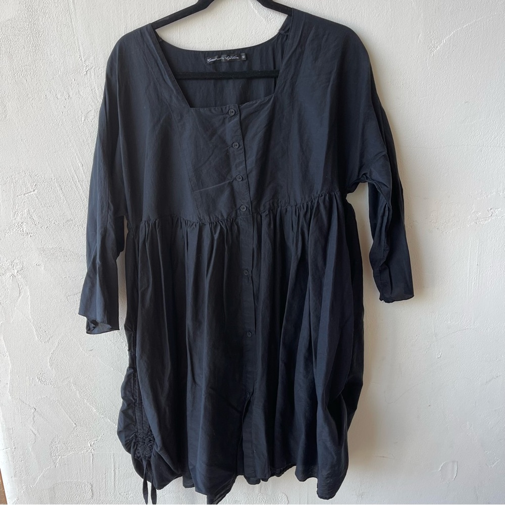 Gudrun Sjoden Cotton/ Silk blend dress/ tunic top